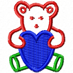 Teddy Embroidery Design 9 Teddy Embroidery Design 9